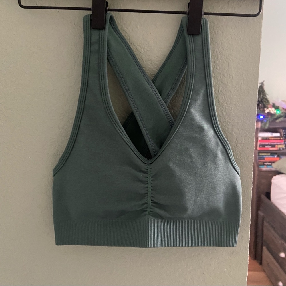Alphalete Amplify Sports Bra ~ Sage ~ Size XS
